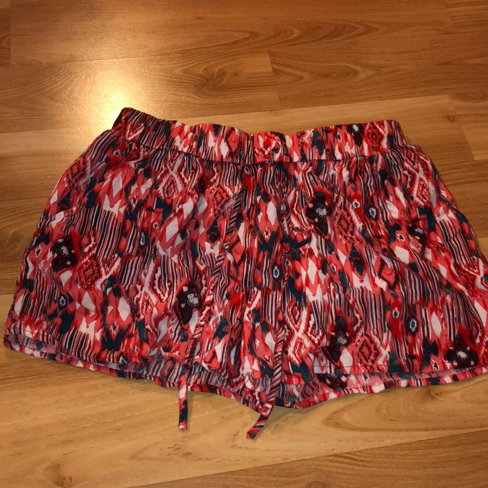 Aztec Print Flowy Shorts